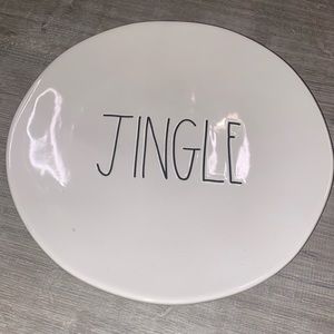 11 in Plate “Jingle” by Rae Dunn